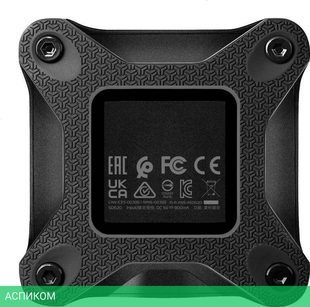Внешний накопитель A-Data SD620 512GB черный (SD620-512GCBK)
