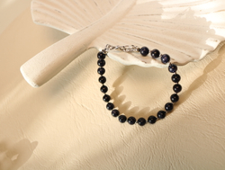 Браслет из синего авантюрина "Звездная тропа"