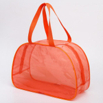 6853756 Сумка в роддом 30х45х20 ПВХ, цветная пленка, ручки рем. лента, цвет оранжевый