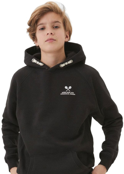 Кофта для мальчика теннисная Björn Borg Hood Sport B - black beauty