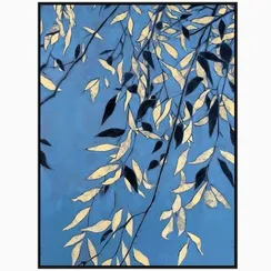 Постер On the Blue 120х90 см, синий