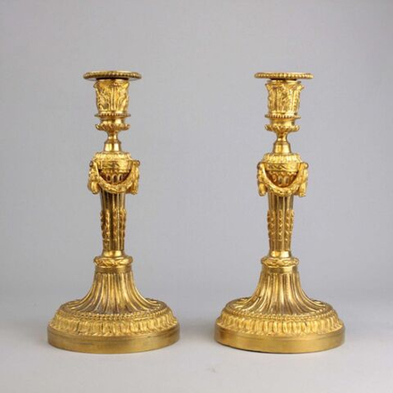 Винтаж: Пара бронзовых подсвечников