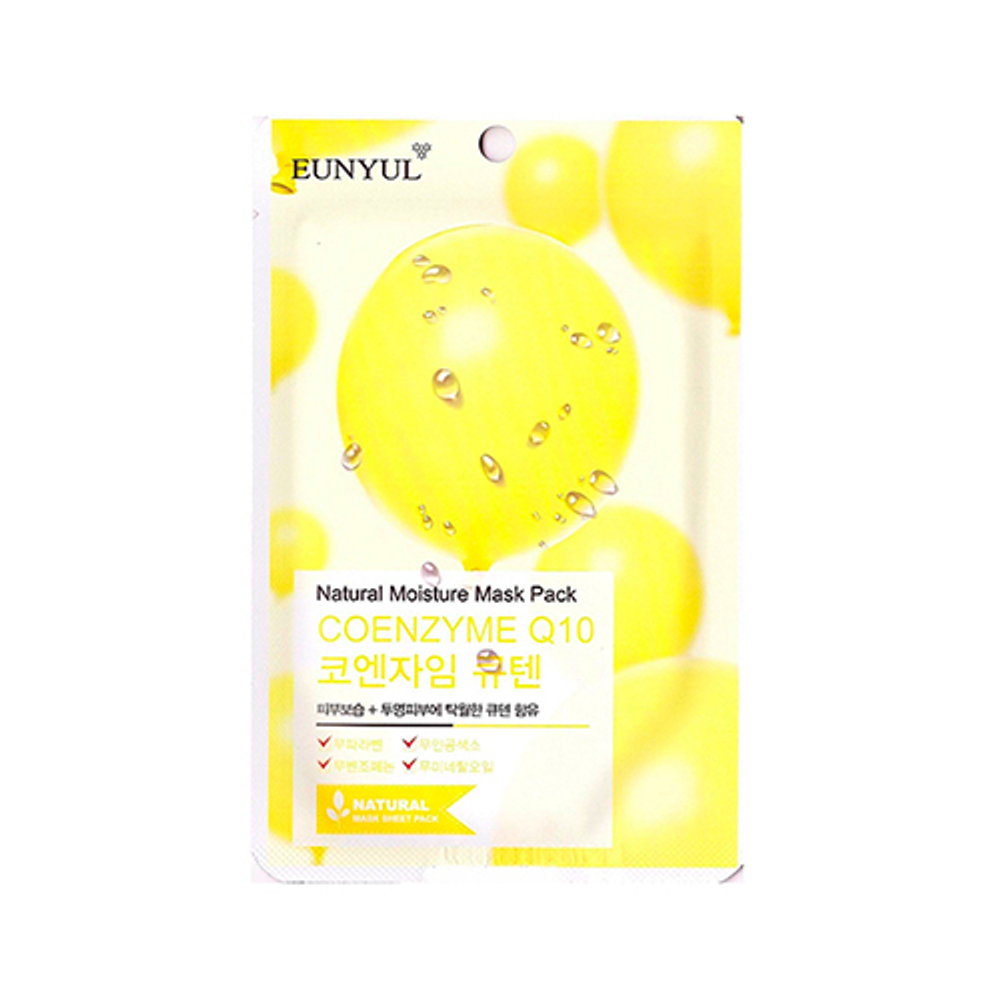 Маска с коэнзимом Q10 Eunyul Natural Moisture Mask Pack Coenzyme