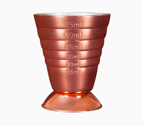 Джиггер с делениями 75 мл медный