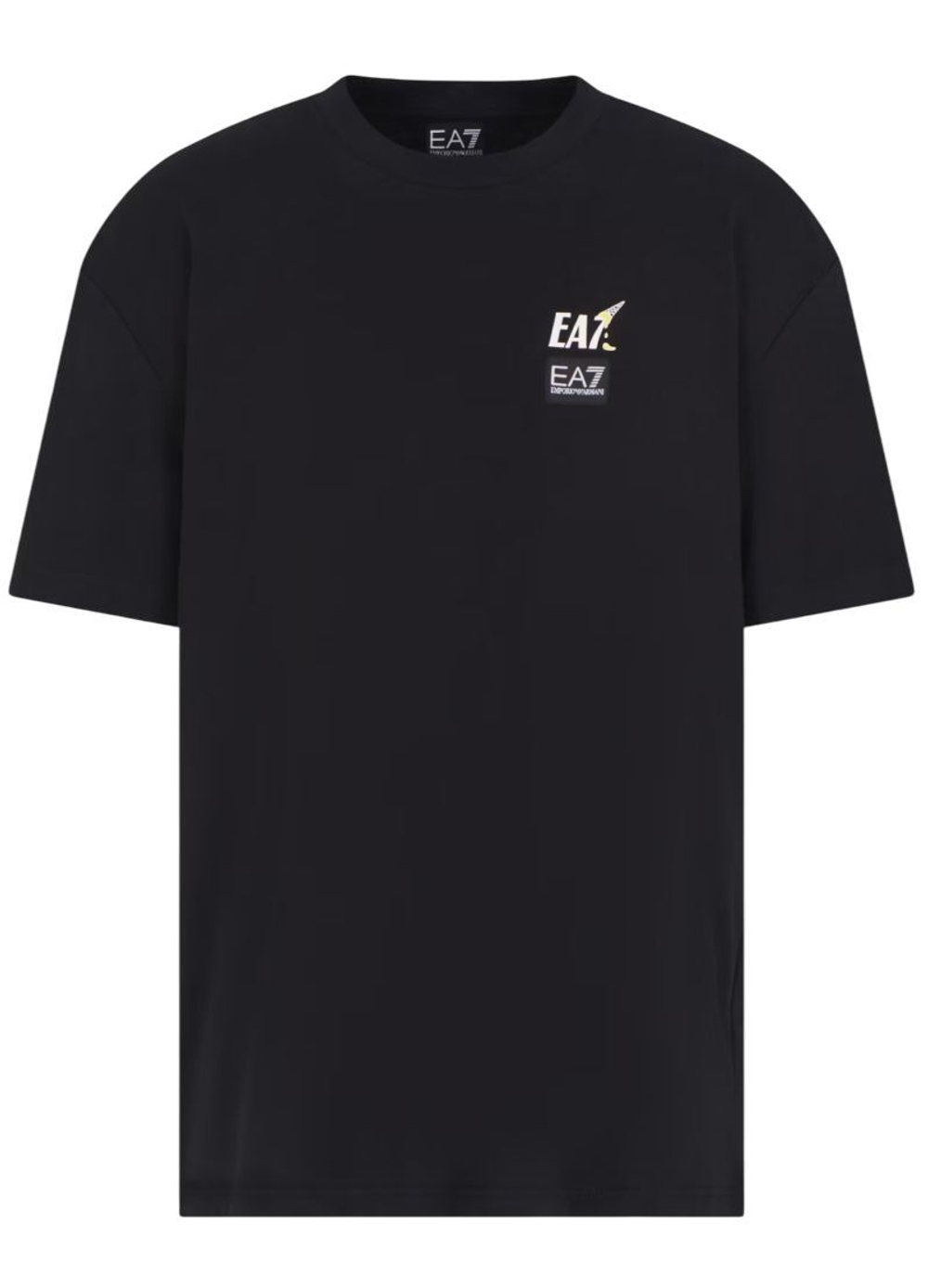 Мужская теннисная футболка EA7 Man Jersey - черный
