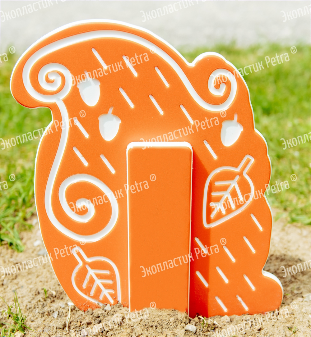 Уличный двусторонний модуль с сенсорными элементами Тактильный топиарий Животные леса