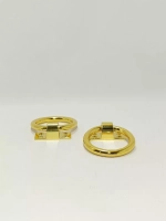 Современные мебельные ручки для шкафов дверей стульев Золото