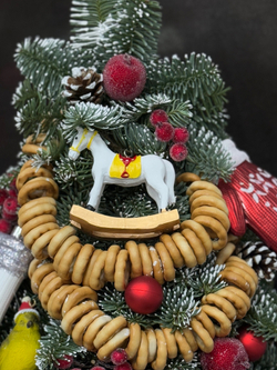 Новогодняя композиция «Елочка в русском стиле», 40-50 см