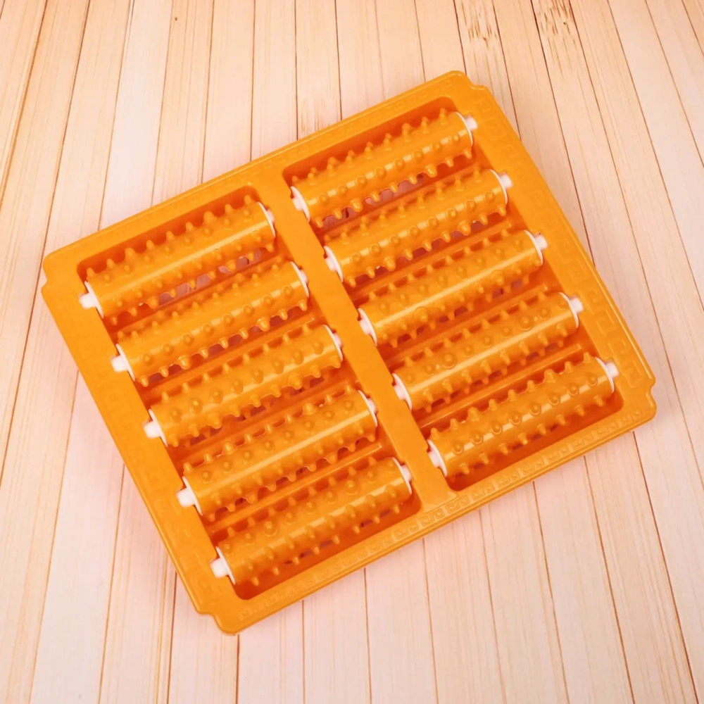 Массажер для ног роликовый «Grateful feet» 26*22 см, оранжевый