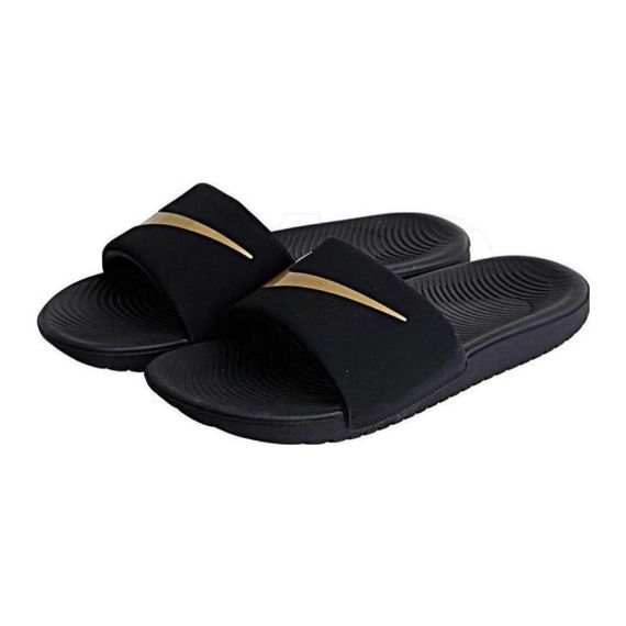 Nike Kawa Slide GS 'Black Gold'