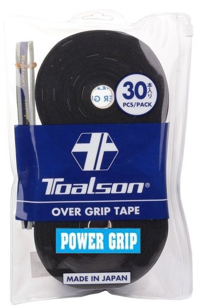 Теннисные намотки Toalson Power Grip 30P - black