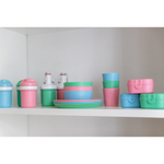 Тарелка connect, organic, D20,5 см, ярко-розовая