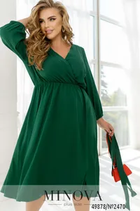 Платье 2470-зеленый Minova