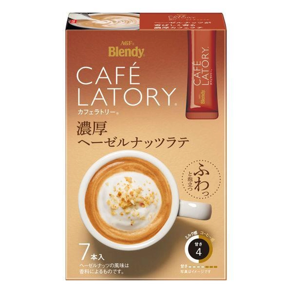Кофе растворимый 3 в 1 Blendy Stick Café Latory Латте с фундуком