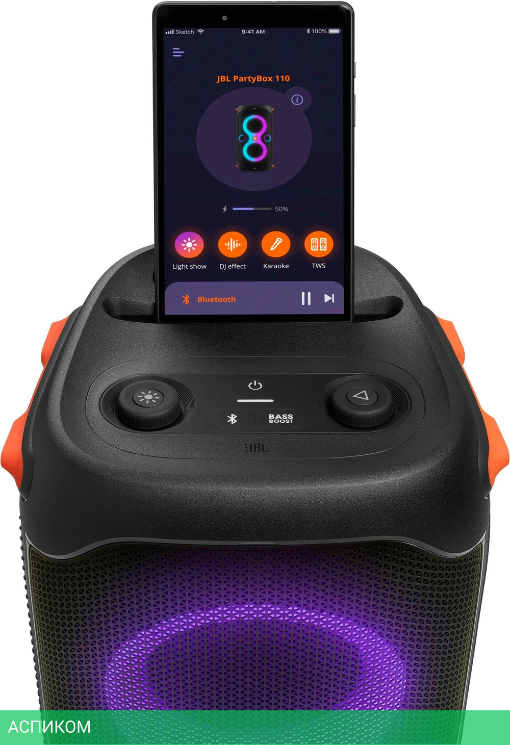 Колонка для вечеринок JBL PartyBox 110 (JBLPartyBox110EU)