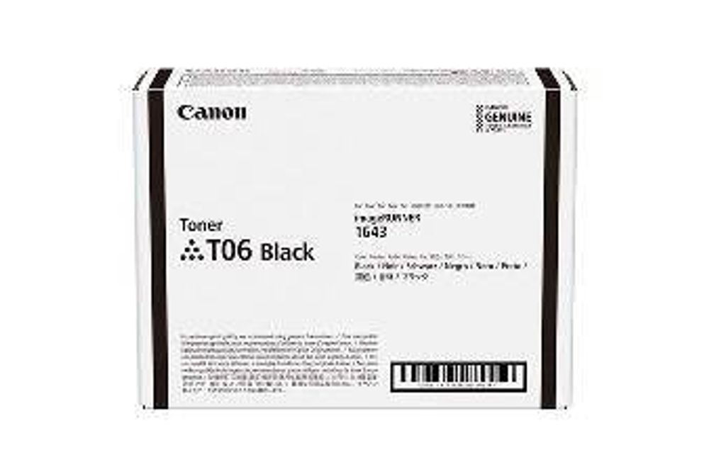 Тонер-картридж CANON T06 BK (3526C002) чёрный