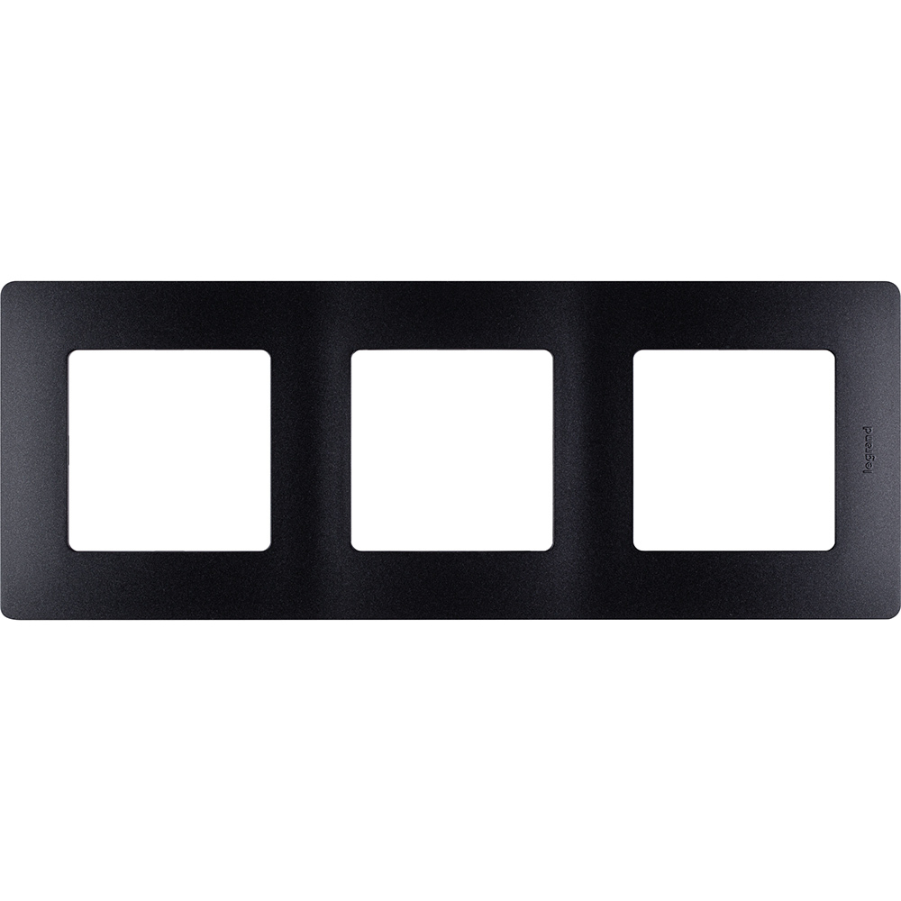 Рамка 3 поста антрацит ETIKA Legrand