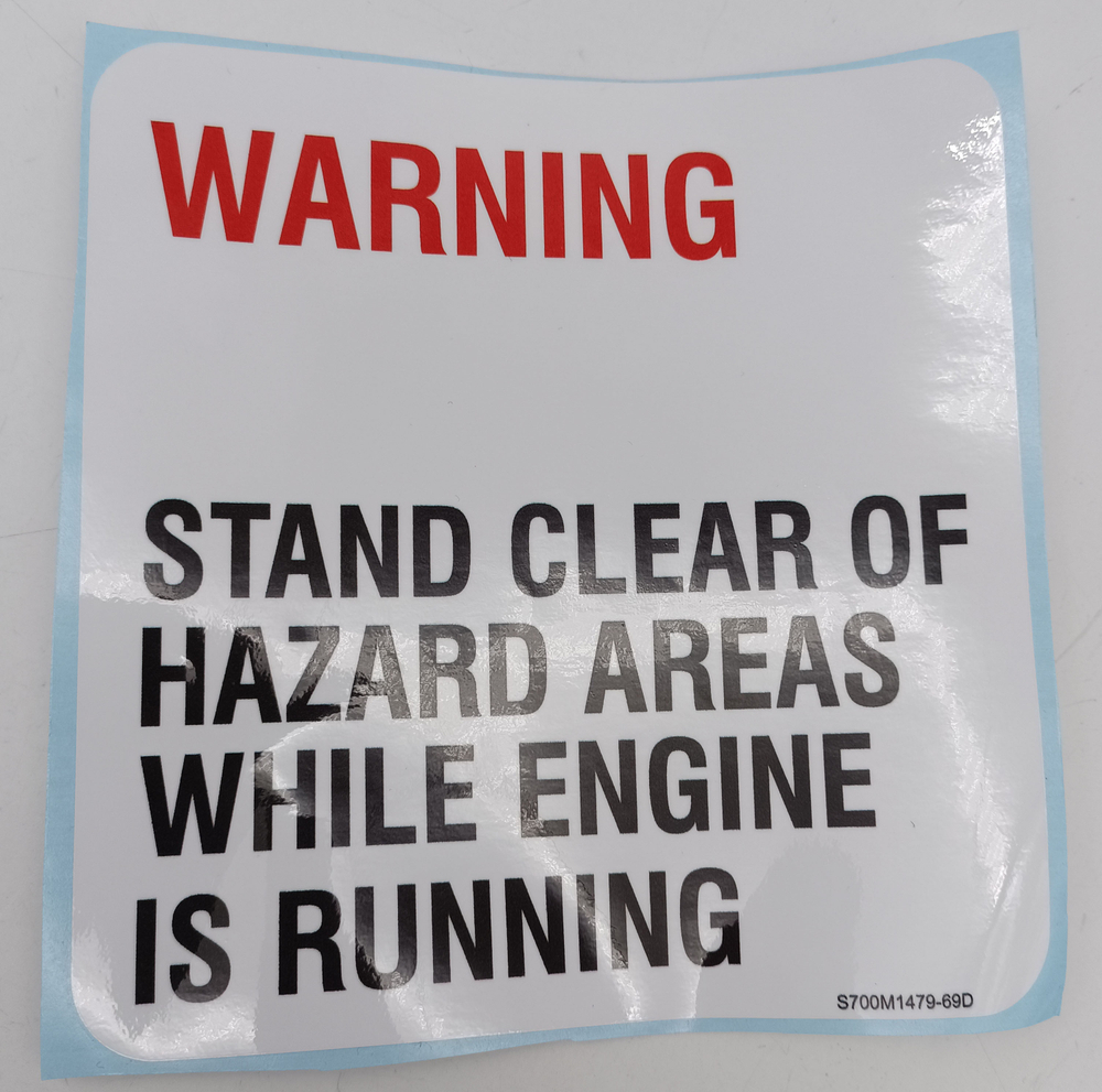 Плакард S700M1479-69D