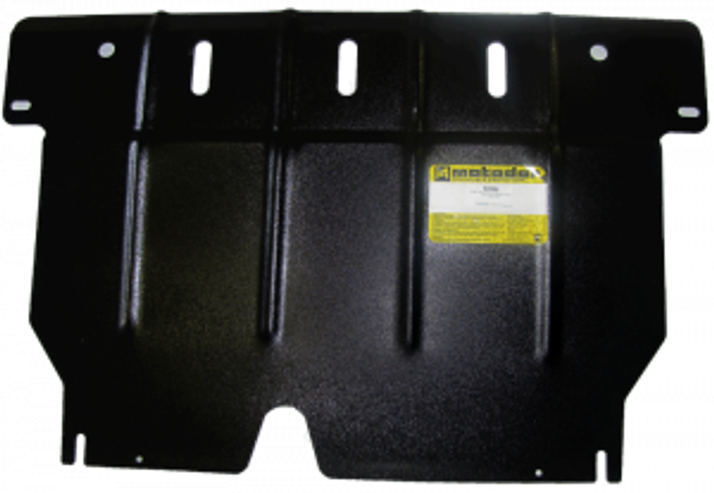 Защита картера Двигателя, КПП. 2 мм, Сталь. для Toyota Yaris 2005-2009 MOTODOR.02555
