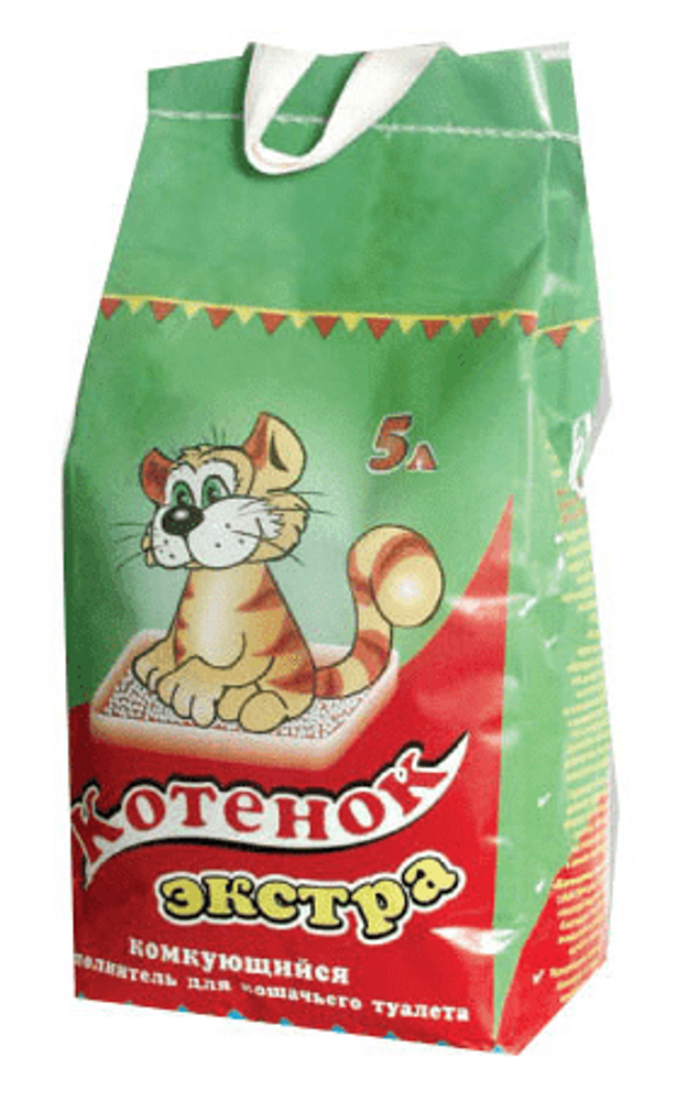 НАПОЛНИТЕЛЬ &quot;КОТЕНОК ЭКСТРА&quot; 5л