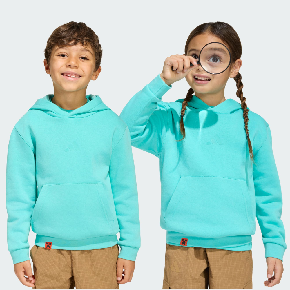 Adidas Толстовка Minecraft, бирюзовый