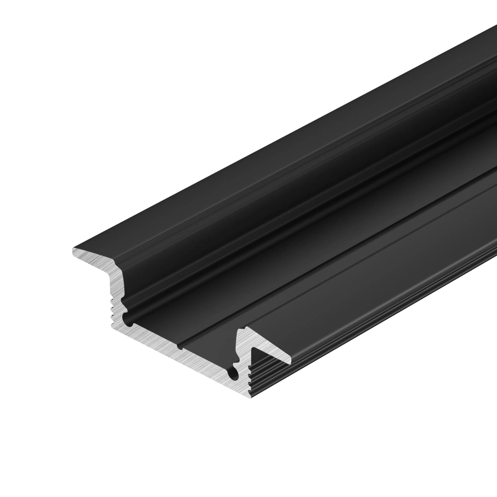 Профиль SL-SLIM-H7-F25-2000 BLACK (Arlight, Алюминий) 061615
