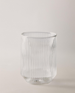 Zara Home стакан из боросиликатного стекла, цвет прозрачный, 10.5 см