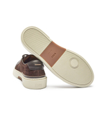 Кожаные кроссовки gary_tenn BOSS BLACK - коричневый(50520165)