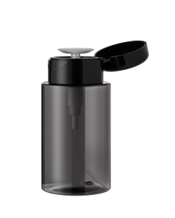 Флакон с помпой 200 мл (чёрный)