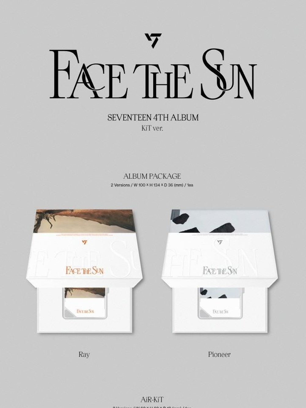Альбом SEVENTEEN - Face the Sun 4th Album KIHNO KIT 2 Version SET