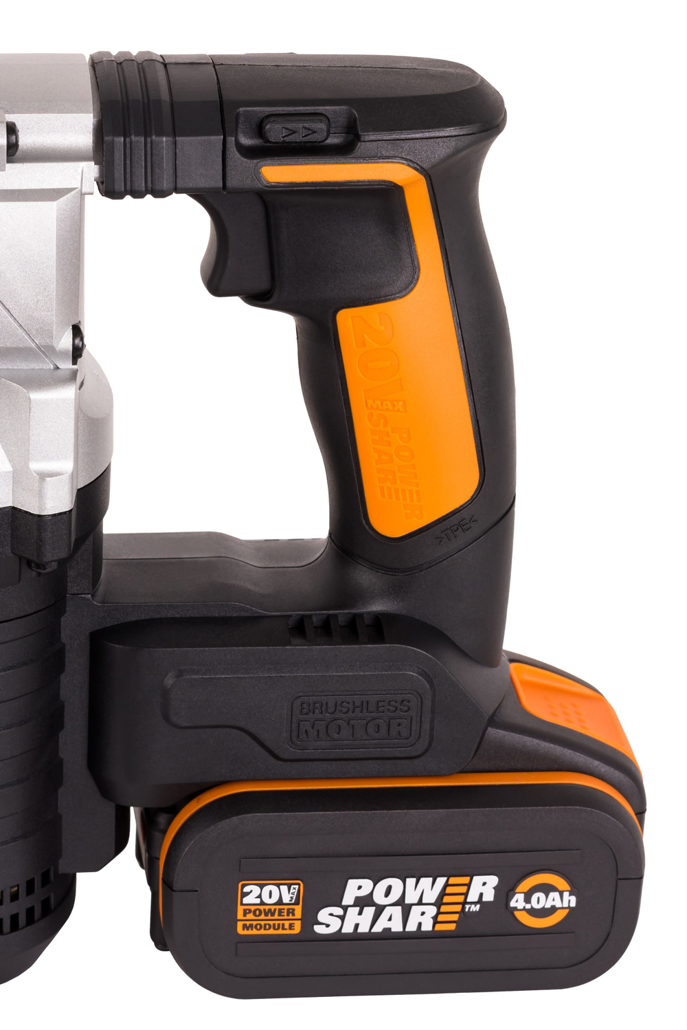Перфоратор аккумуляторный бесщеточный WORX WX380.9