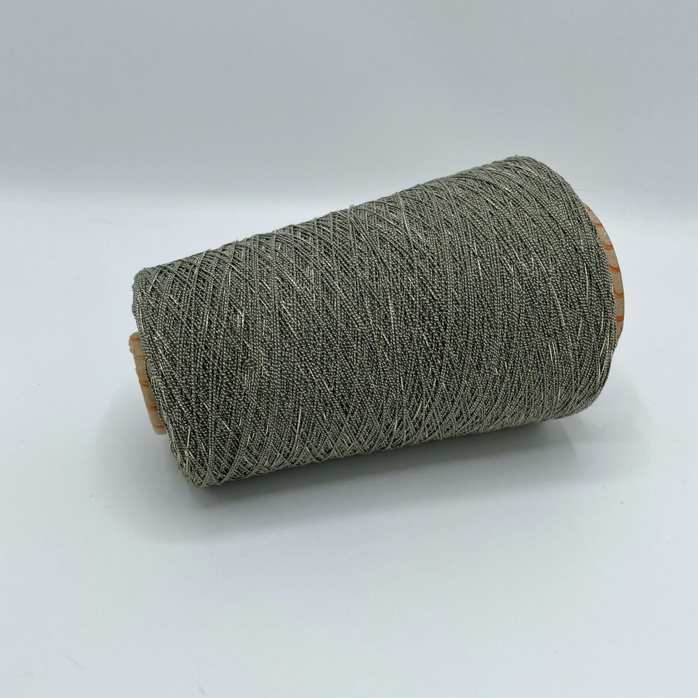 Бобинная пряжа для вязания (200 гр.) LAGOPOLANE 41% хлопок 36% полиамид 18% полиэстер 5% люрекс