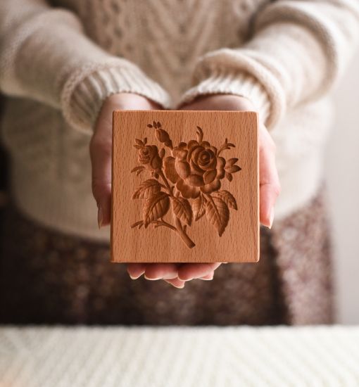 Набор прованская сентифолия (штамп + вырубка)