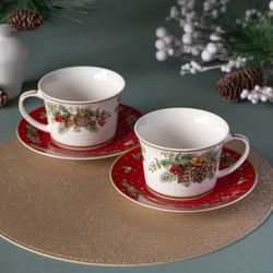 ЧАЙНЫЙ НАБОР LEFARD "CELEBRATION" НА 2 ПЕР. 4 ПР. 250 МЛ (КОР=12НАБ.)