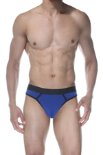 Синие мужские трусы-стринги (Размер: M) (Цвет: синий)