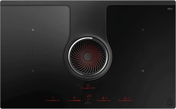 Индукционная стеклокерамич. панель с вытяжкой Elica NIKOLATESLA HP EVO BL/A/83