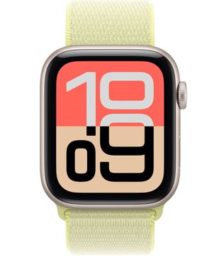 Умные часы Apple Watch SE 3 44 мм Aluminum Сияющая Звезда Sport Loop Желтый Неон