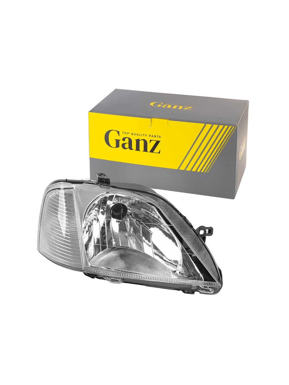 Фара R RENAULT Logan I (04-09) GANZ GIP06104