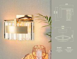 Ambrella Настенный светильник с хрусталем Traditional TR5095