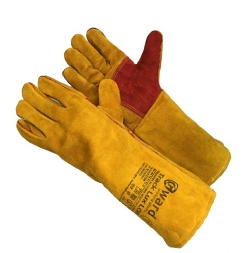 Перчатки КРАГИ спилковые 5-типалые Оранж,усил.удлин.40см с подкладом/раз.11(ХXL)Gward Track Lux Long