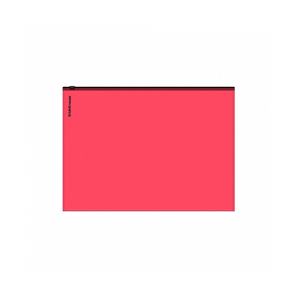 Папка на молнии А4 Zip-пакет ErichKrause Soft Reef, непрозрачный, ассорти