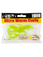 Слаги съедобные искусственные LJ Pro Series ULTRAWORM CURLY 2,0in (05.00)/PA16 9 шт. в упак.
