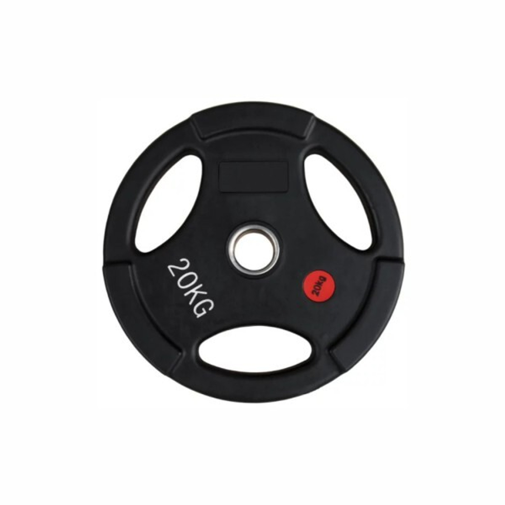 Диски обрезиненные с тремя хватами в ассортименте 10 кг