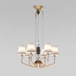 Умная люстра с декором из керамики 101012/6