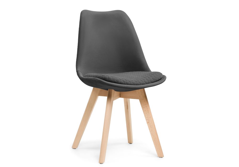 Деревянный стул Bonuss dark gray / wood