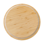 Чаша стеклянная с бамбуковой крышкой harmy, 2 л