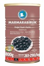Маслины Marmarabirlik М в рассоле черные банка 800 г 2 шт