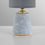 8168/1T COUNTY LN25 000 серый, керамика/текстиль Настольная лампа E14 1*40W 220V GIATA