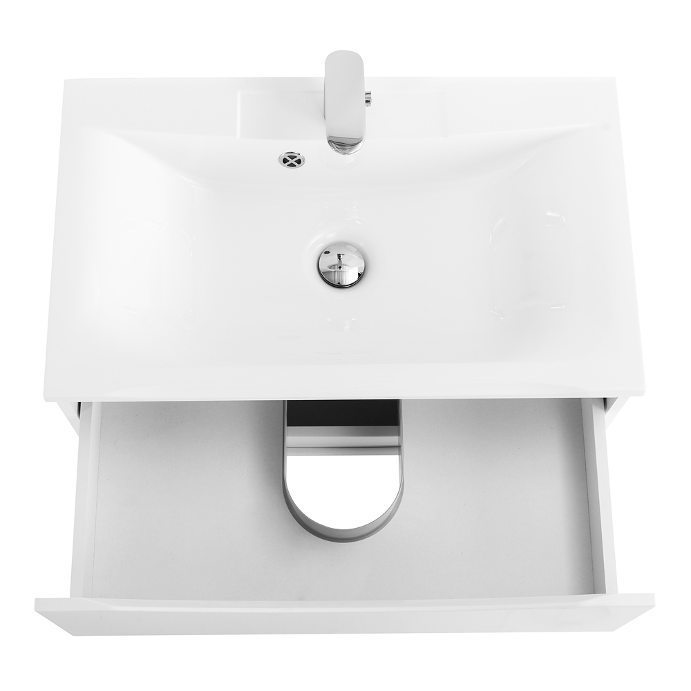 Тумба подвесная с раковиной BelBagno MARINO-750-2C-SO-BL-P