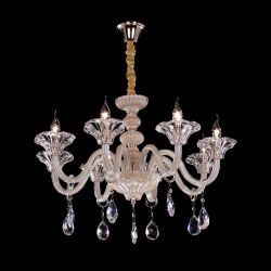 Citilux Ирида CL351181 Люстра стеклянная подвесная Шампань